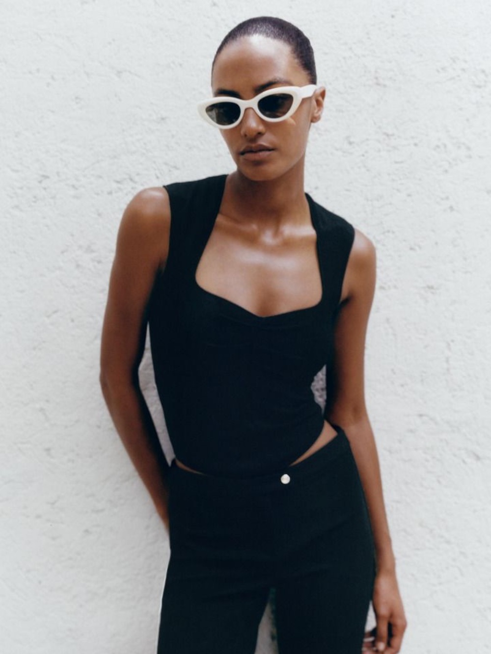 Zara Stretch Knit Top